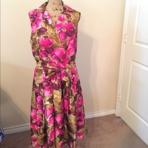 Beautiful floral A-line dress
