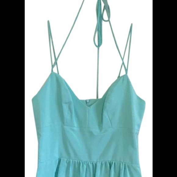Amanda Uprichard Whenever Dress in light teal - Picture 2 of 2