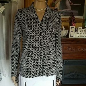 Black & White Pattern blouse