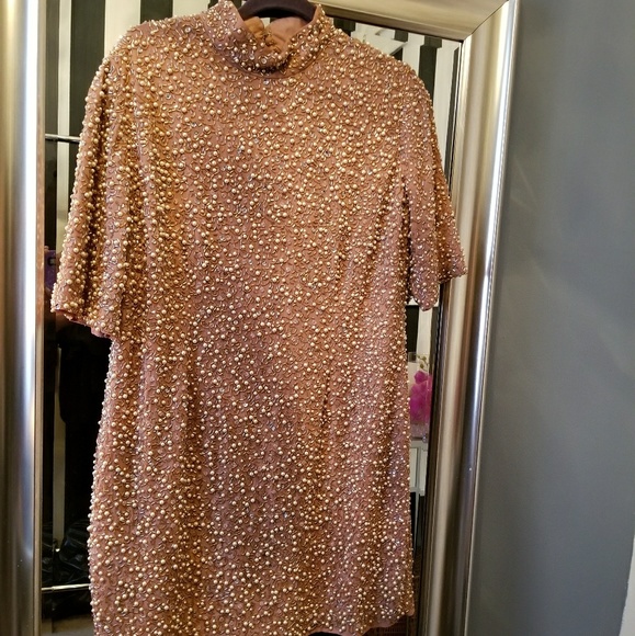 Fully beaded dress - Picture 1 of 3