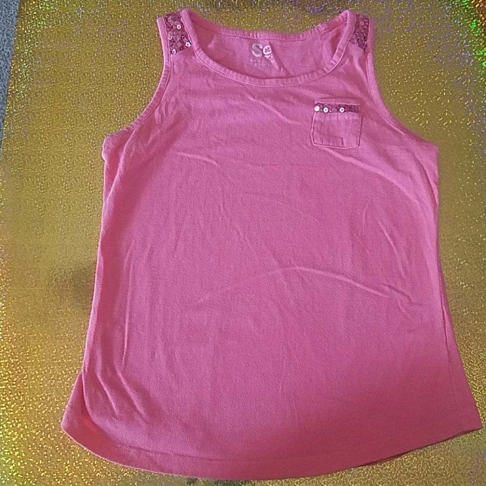 Girls sequin tank top