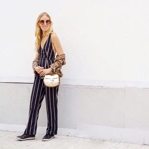 Make Me Chic striped jumpsuit