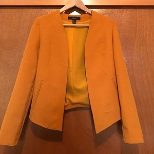 Forever 21 Mustard Blazer