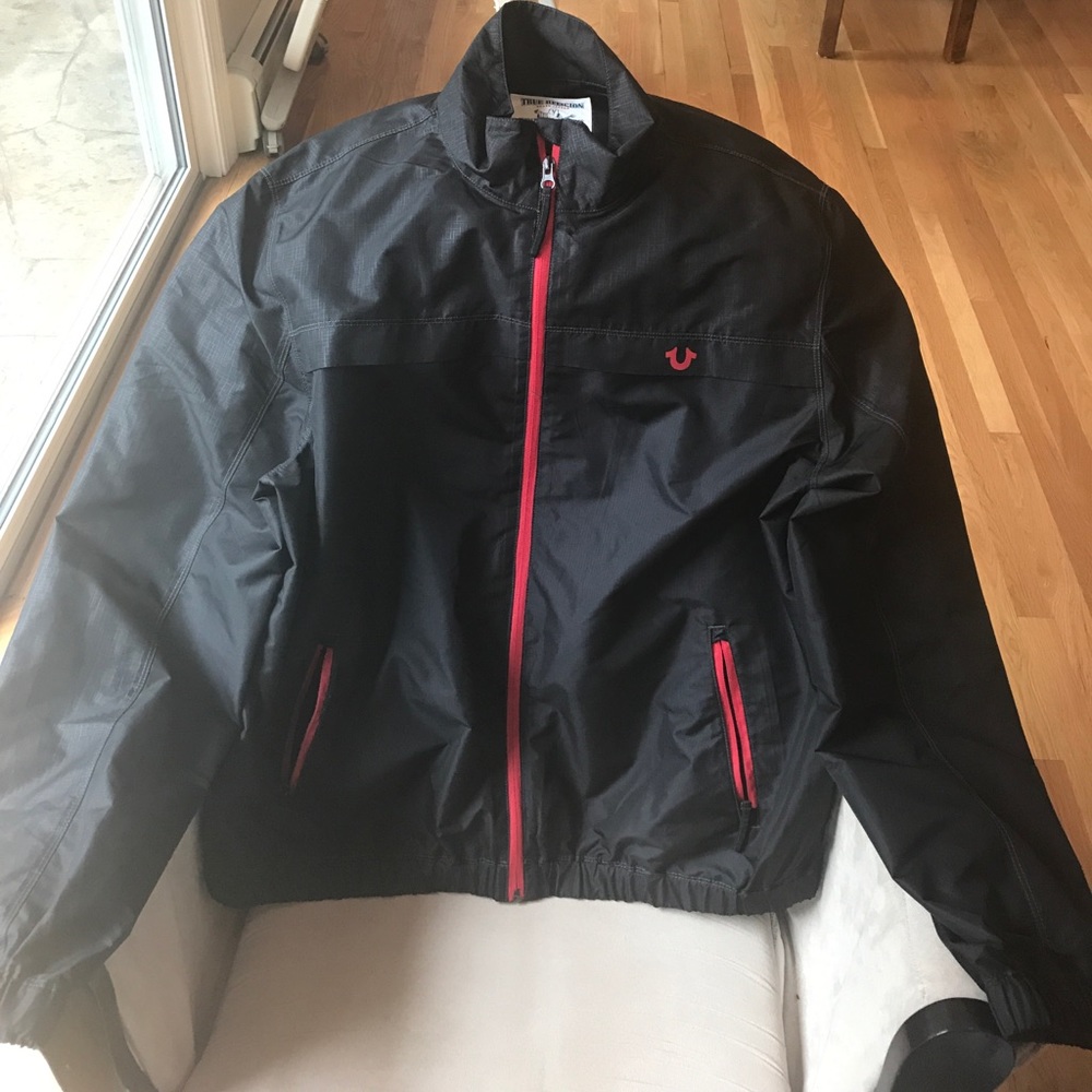 True religion men's XXL windbreaker jacket