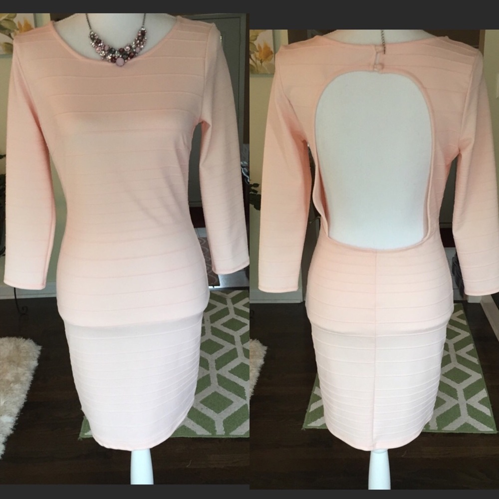 Dolce Carola light pink dress.size large.