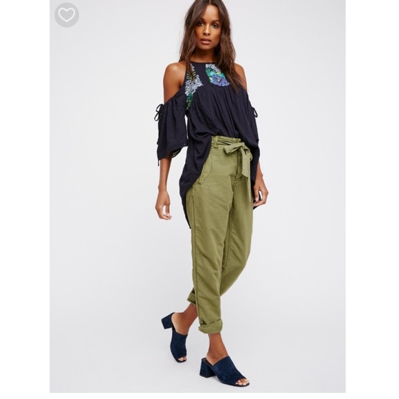 Free People Fast Times Embroidered Top - Picture 5 of 6