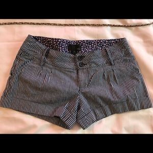 Forever 21 Striped Short Shorts