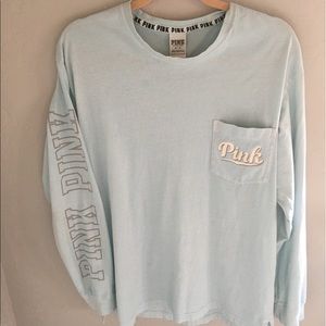 Victoria's Secret pink long sleeve shirt
