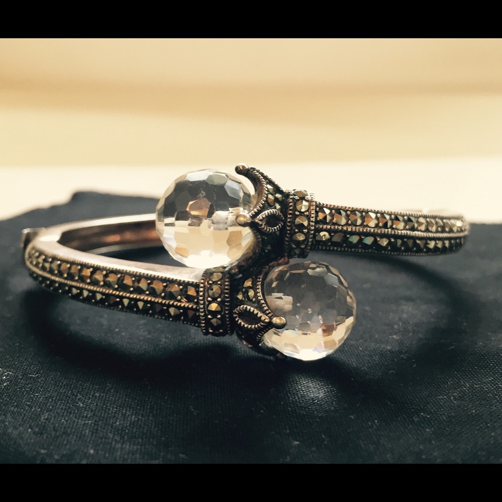 Judith ripka SS bangle set style bracelets
