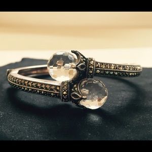 Judith ripka SS bangle set style bracelets