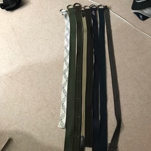 Adjustable belts