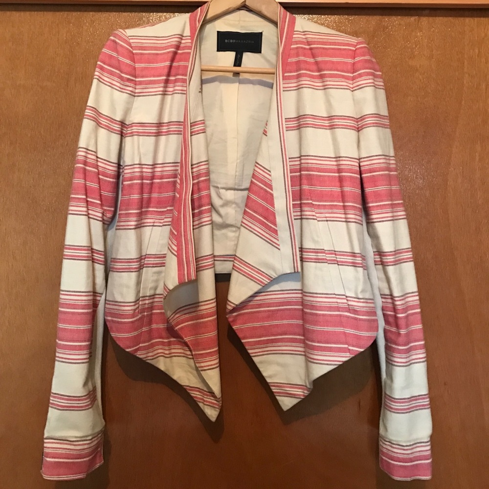 BCBG Max Azria Striped Blazer