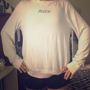 Wildfox baggy beach jumper