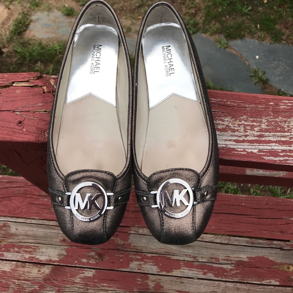 MK flats re-posh worn by previous owner 3 times