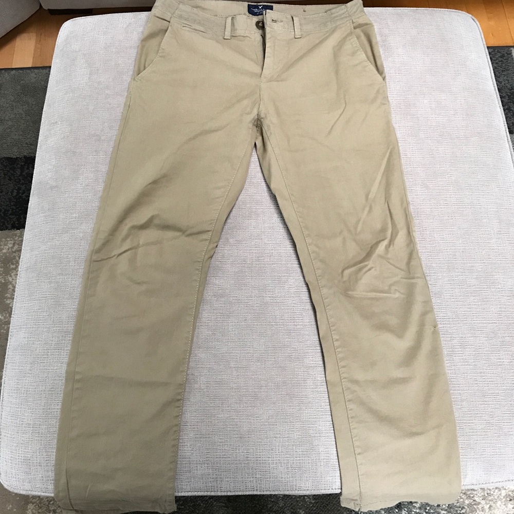 American Eagle Outfitters Skinny Fit Tan Chinos