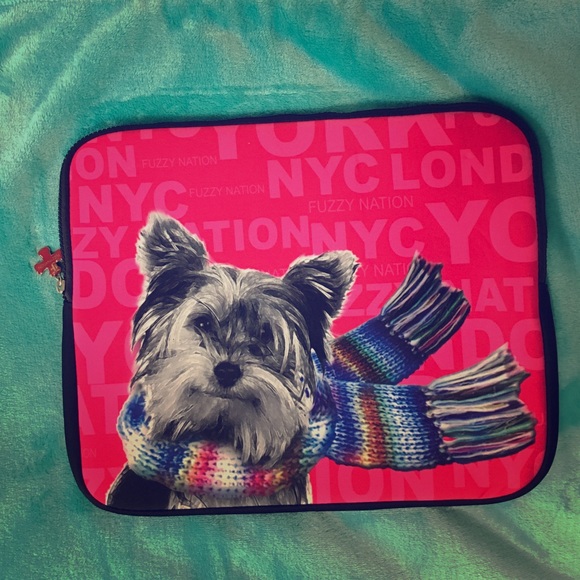 fuzzy laptop case