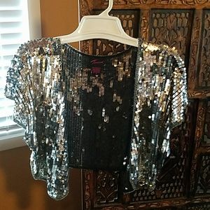 Torrid Sequins bolero jacket