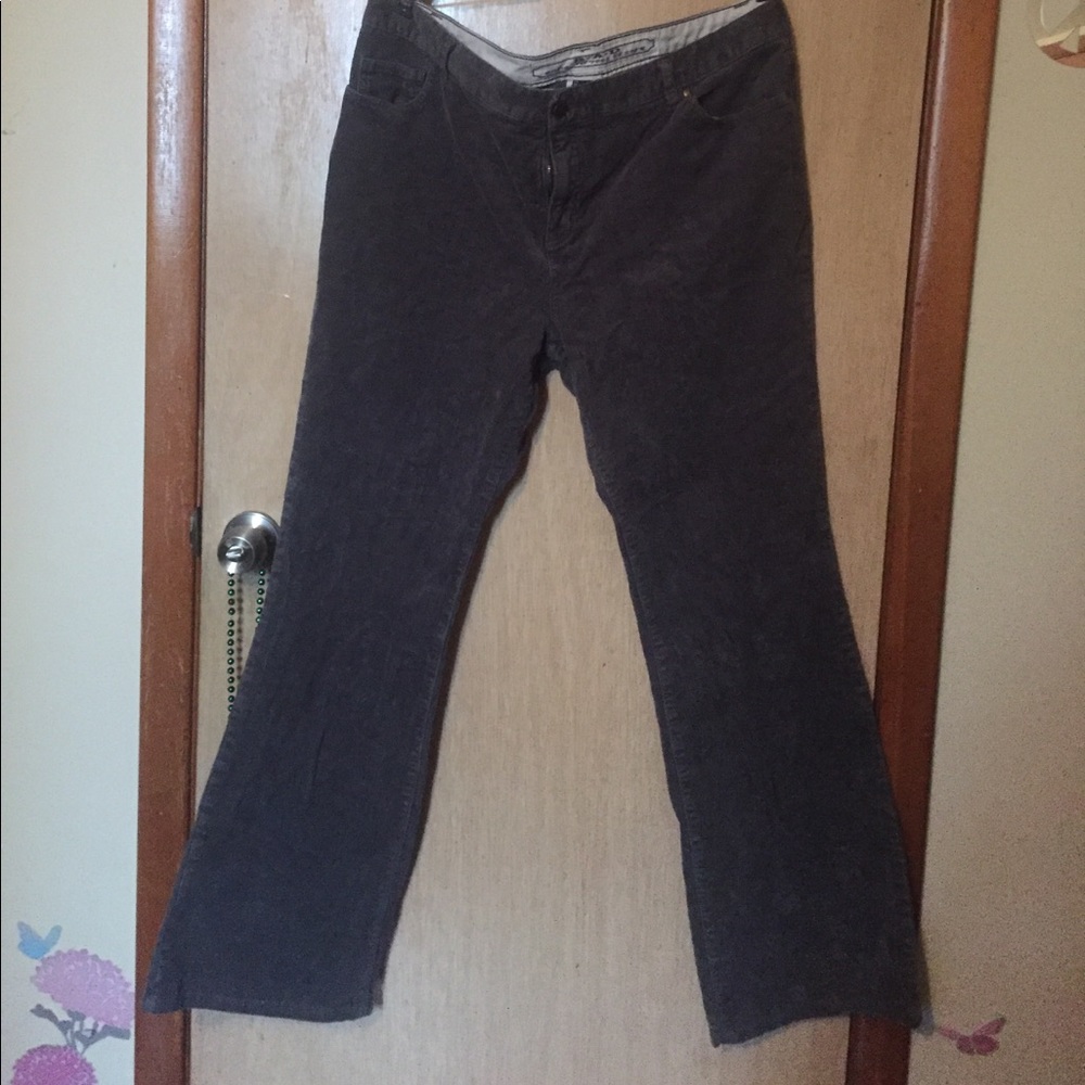 Gray corduroy pants!