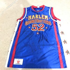 Harlem globetrotters signed jersey
