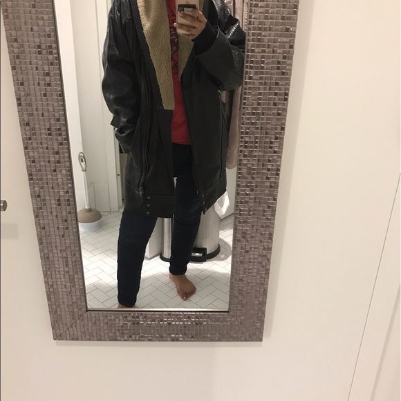 SOLD - Brand new EDUN leather coat - Picture 6 of 6