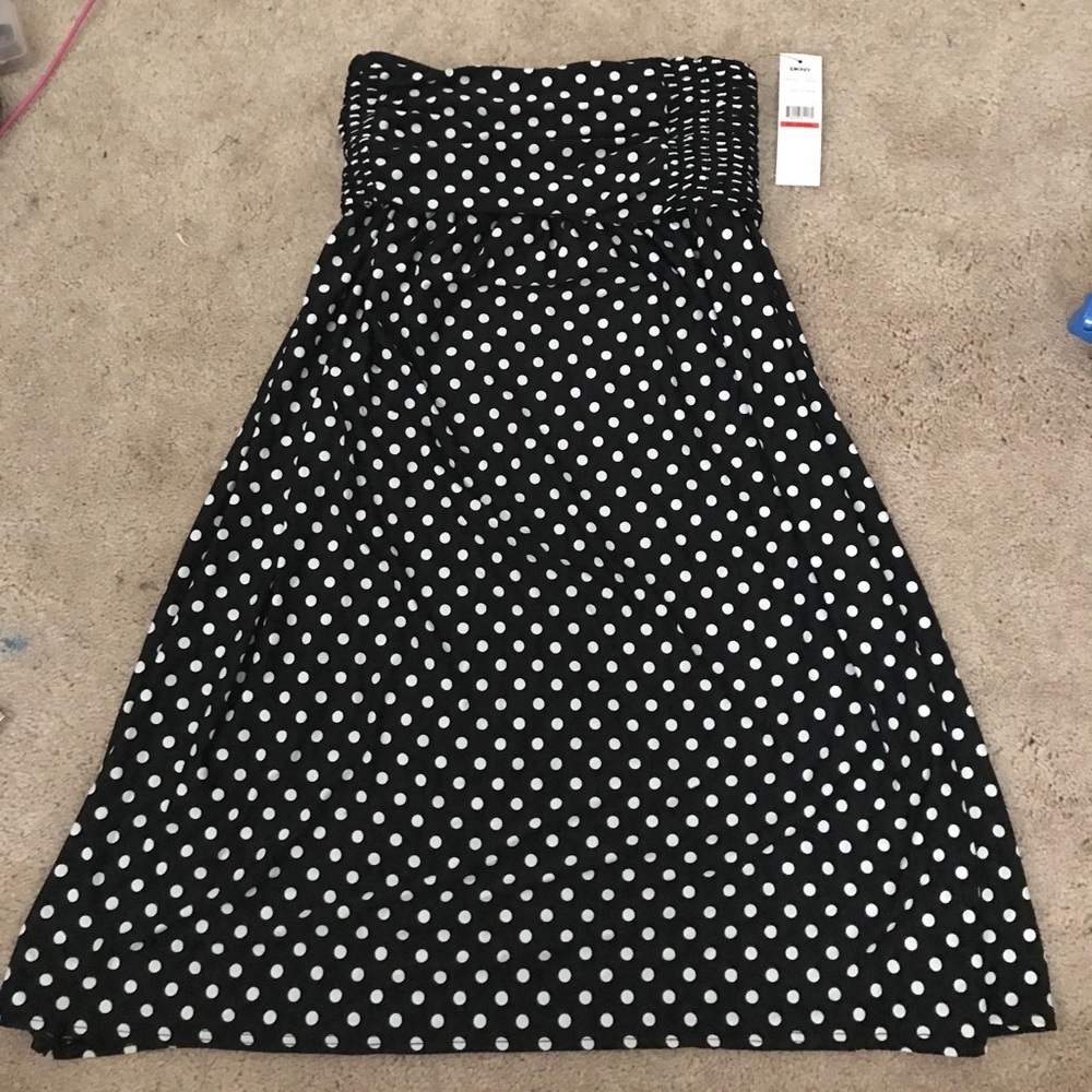DKNY BLACK COVERUPDRESS