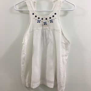 Hollister high neck light top