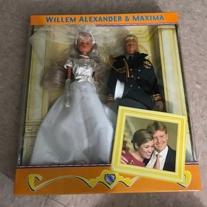 Willem Alexander and maxima dolls