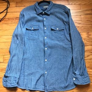 Bonobos XL Slim Chambray Shirt
