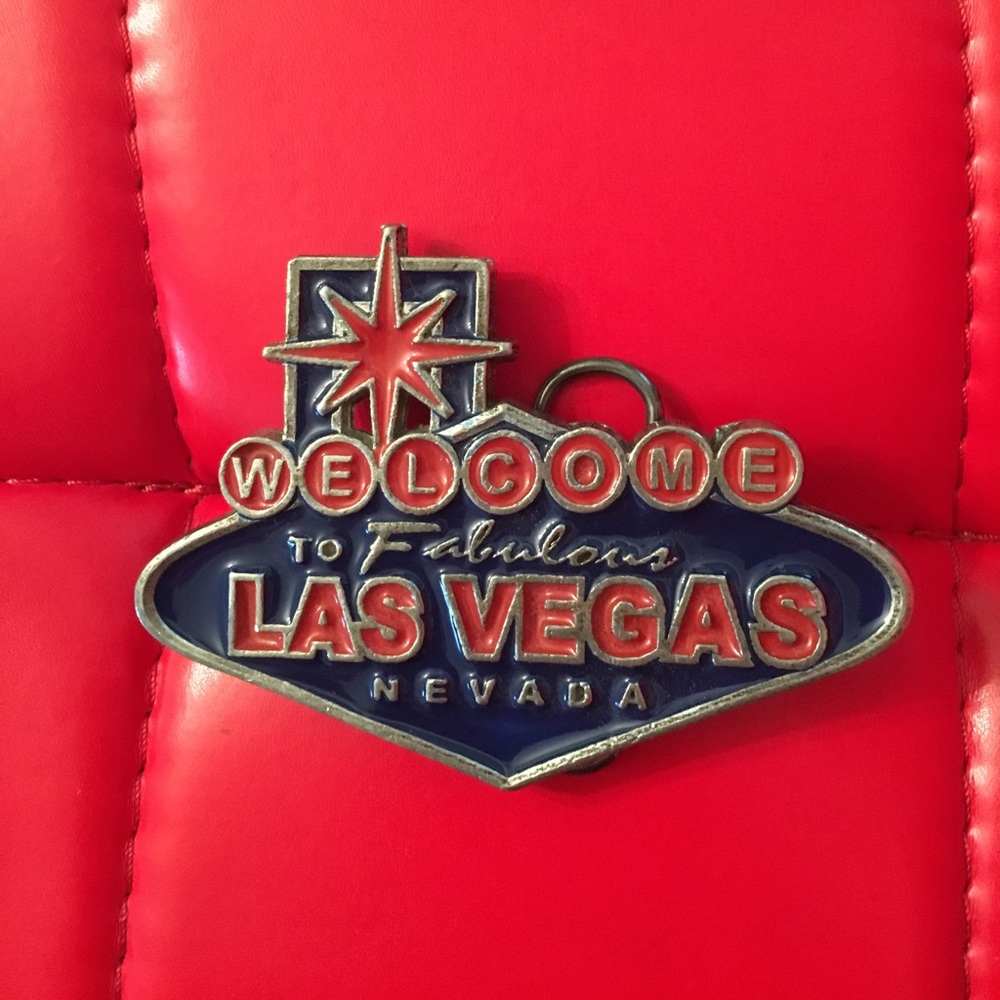 Las Vegas belt buckle