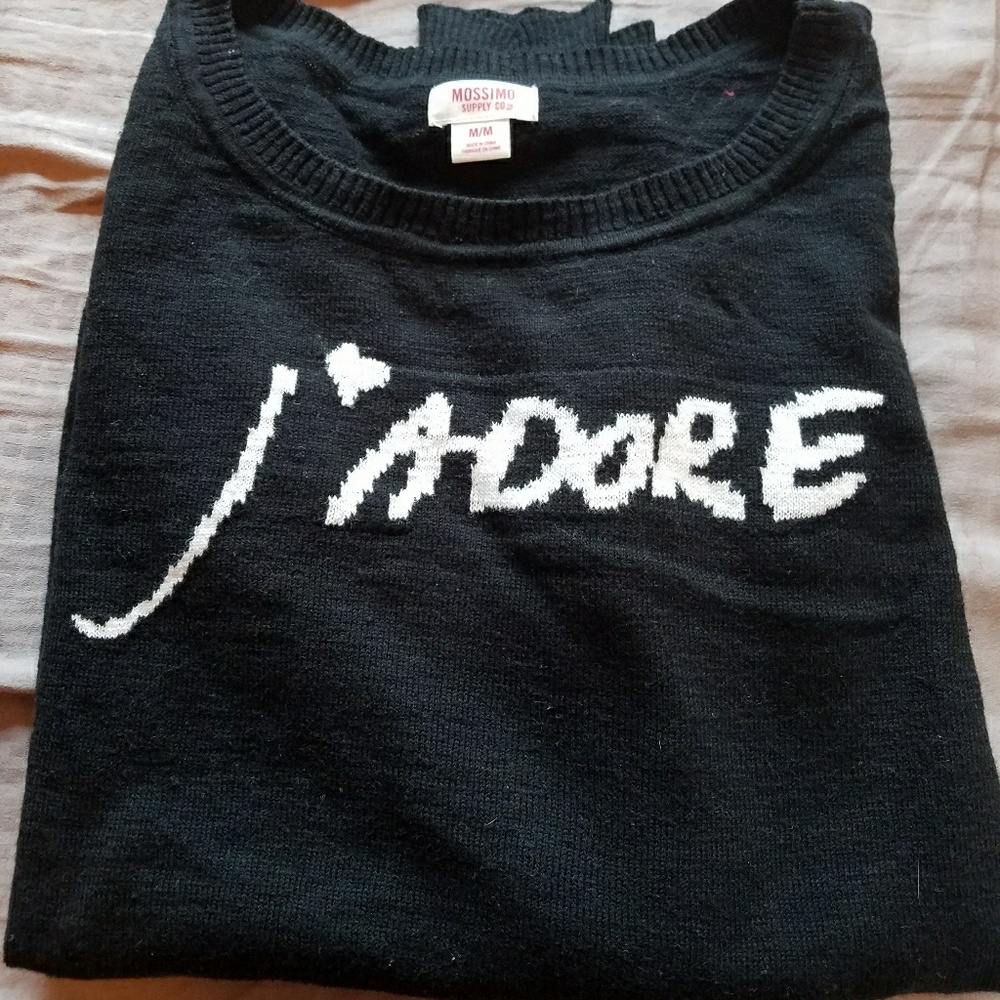 Mossimo J'adore sweater