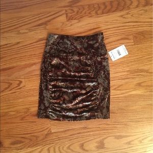 Free People Velvet Skirt