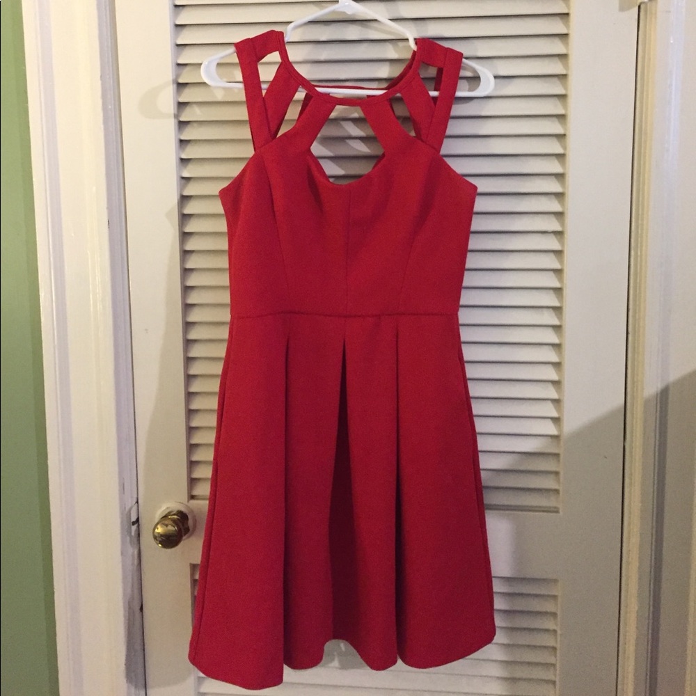 Red Betsey Johnson dress