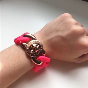 Marc Jacobs Turnlock Silicone Bracelet
