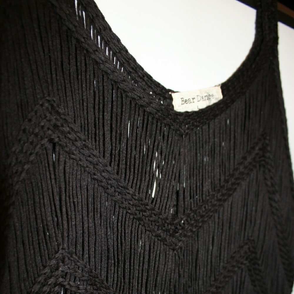 2 for $10! NWOT Fringe  Crochet Top