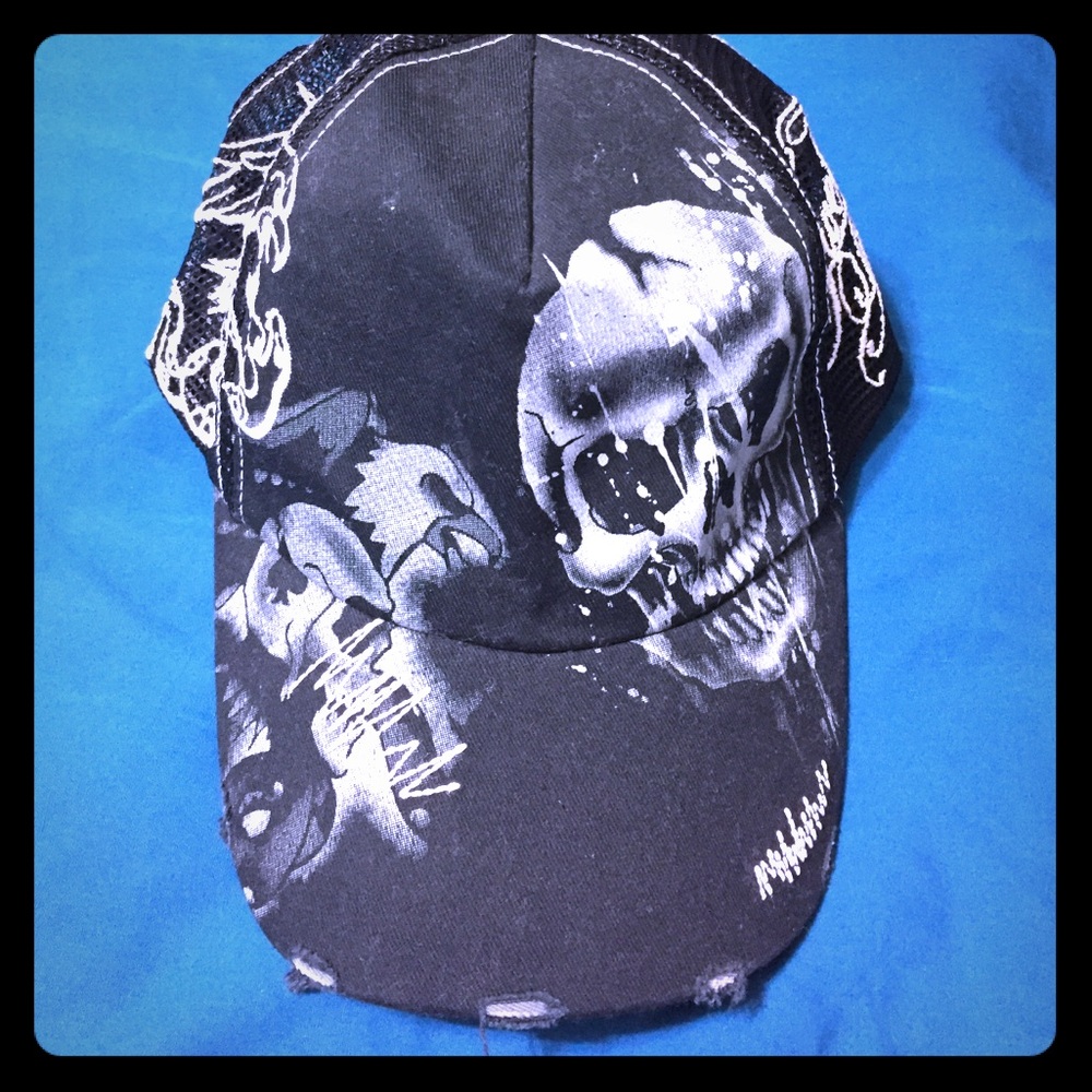 Vintage skull cap