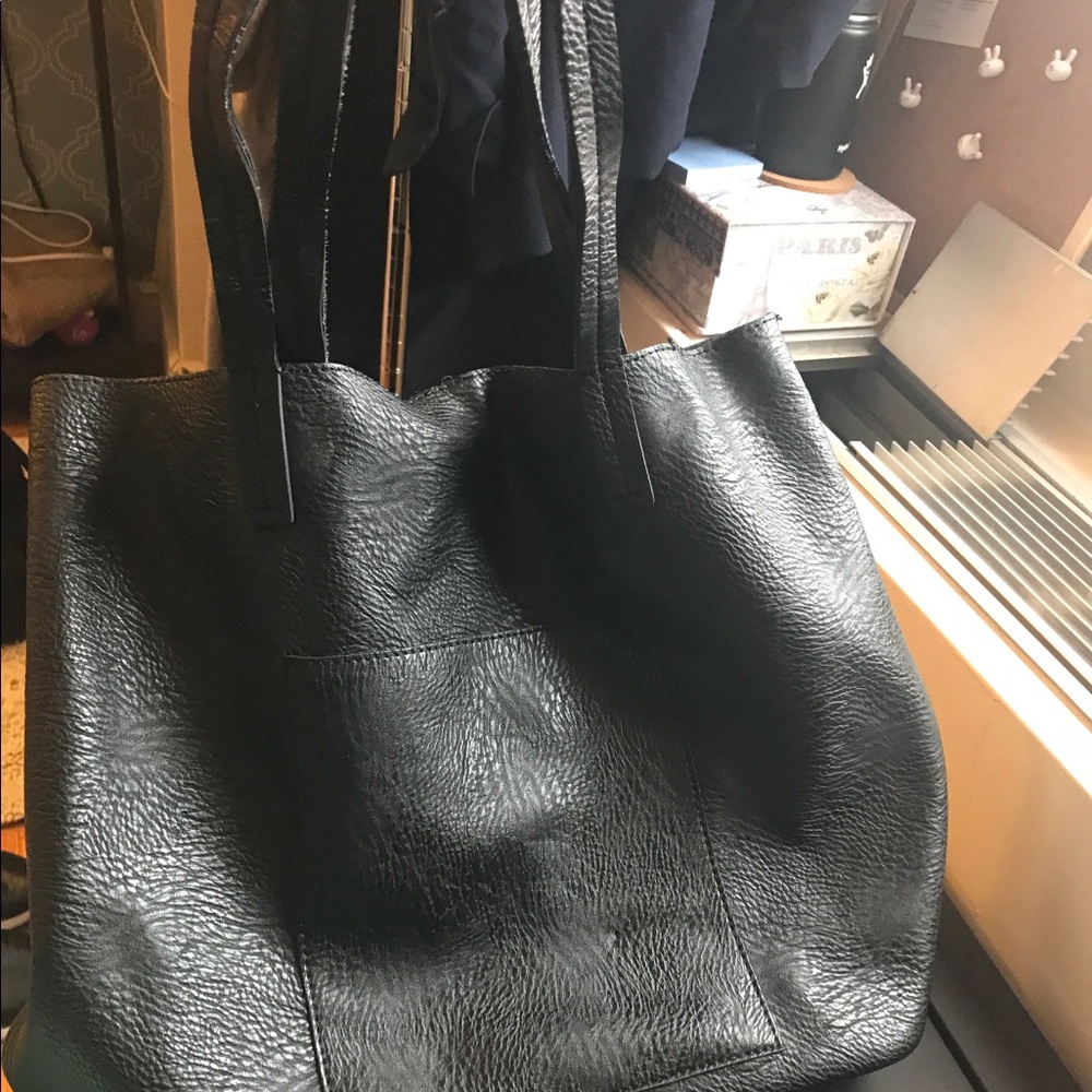 Black handbag