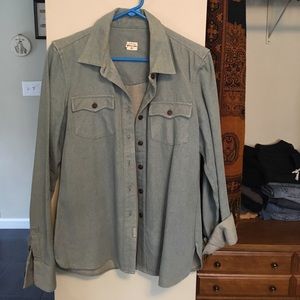 Bridge and burn button up