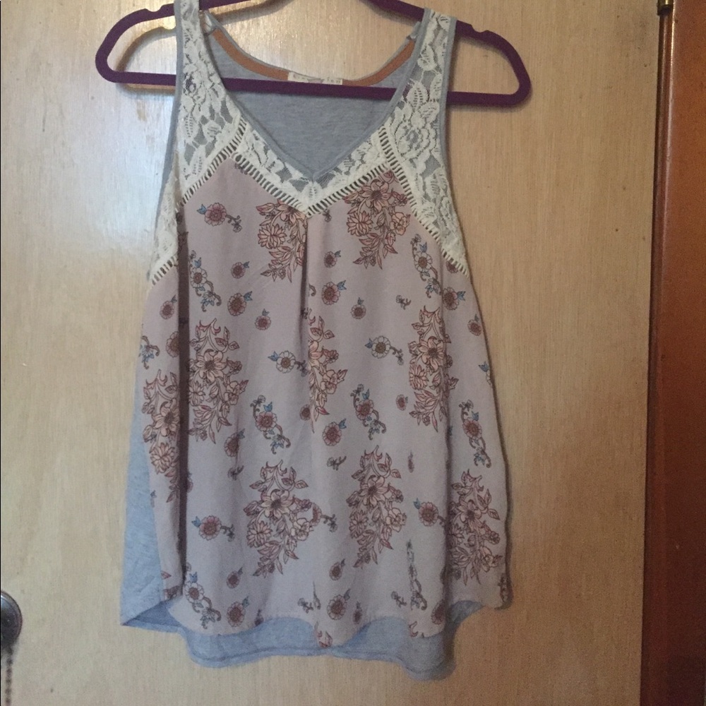 Hint of mint boho tank