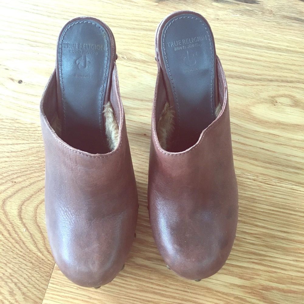 True Religion clogs
