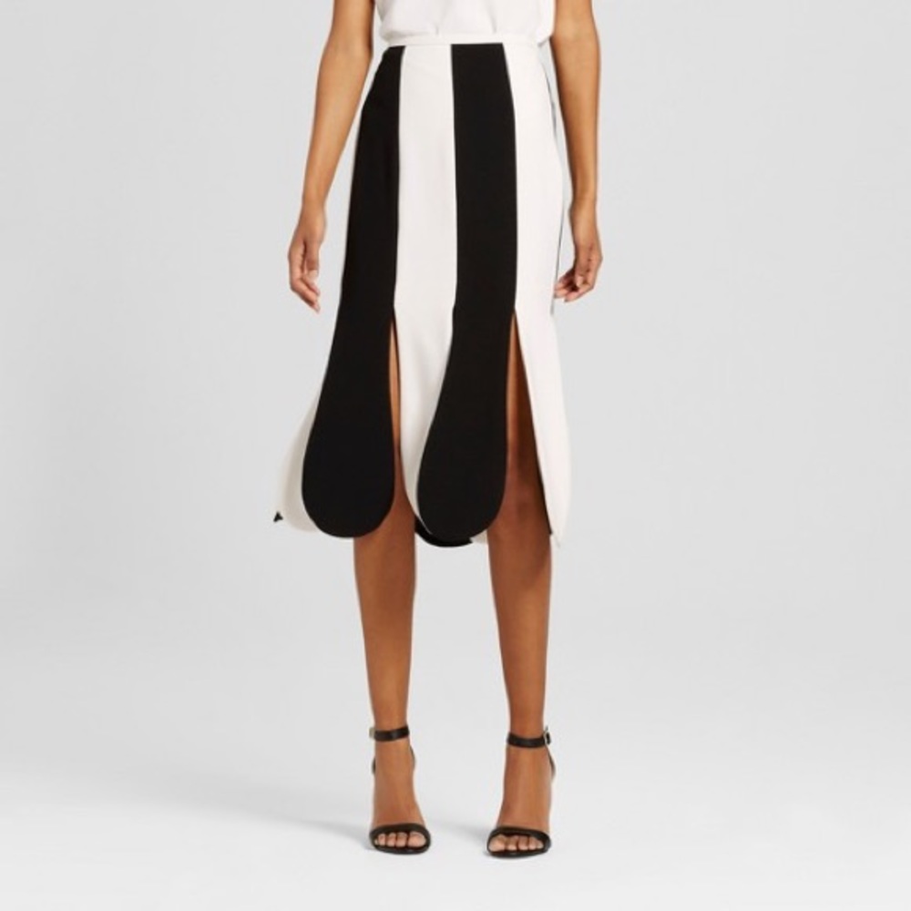 Victoria Beckham for target black and white skirt