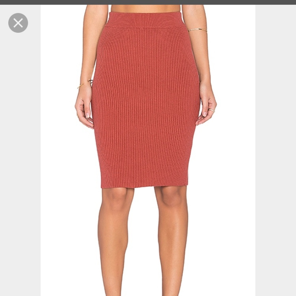Glamorous ribbed skirt