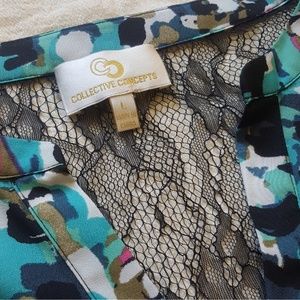 Collective Concepts Lace-back Blouse