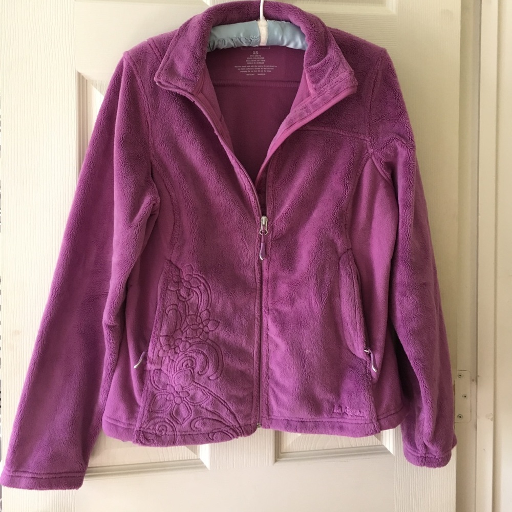L.L. Bean Plush Zip-Up