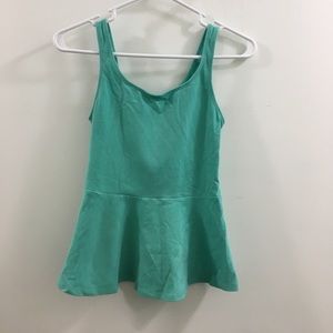 Light real peplum top