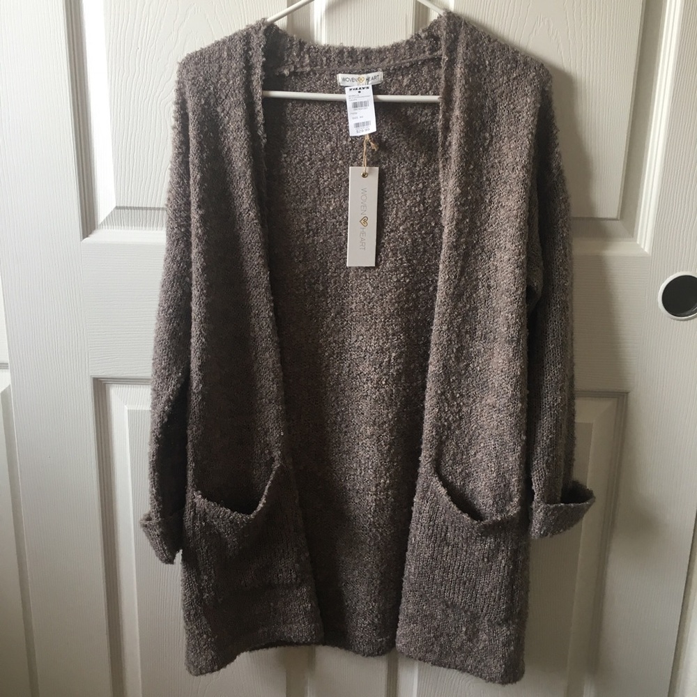 Comfy taupe cardigan