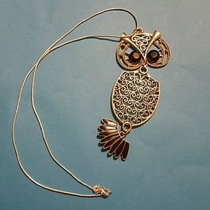 Large Owl Necklace