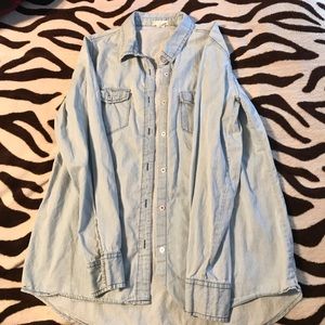 Denim button up shirt