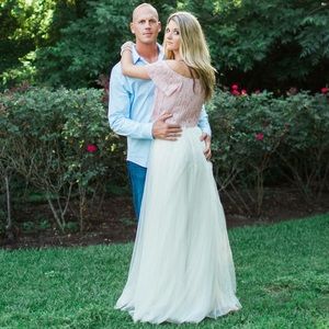 Jenny Yoo Hannah Full Tulle Skirt Size 8