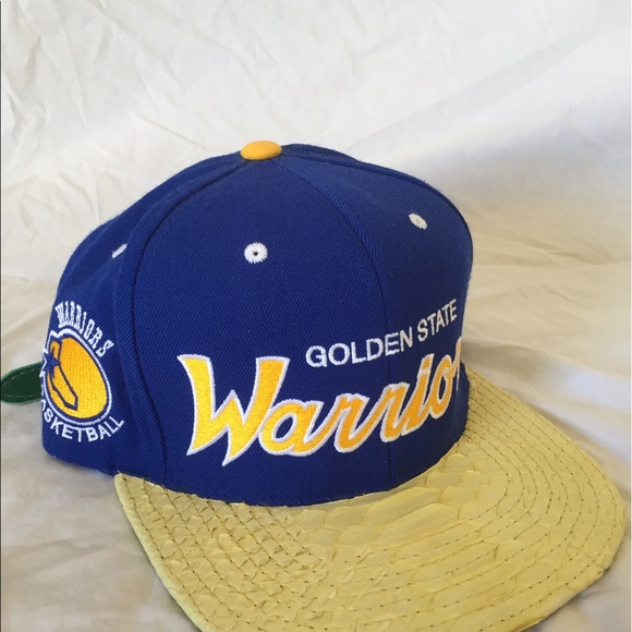 Mitchell Ness Golden State Warriors Snakeskin Hat - Picture 2 of 5