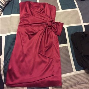 White House Black Market- Cranberry dress